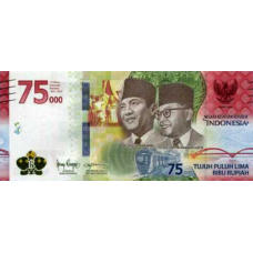 (697) ** PN161 Indonesia 75000 Rupiah Year 2020 (Comm.)